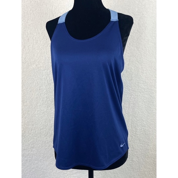 NIKE • Royal Blue Elastika Dri-Fit Racerback Tank Top, M - Picture 12 of 12